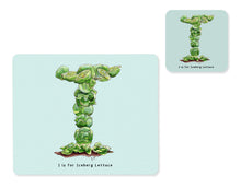 Load image into Gallery viewer, fruit and vegetable alphabet placemat and matching coaster letter i