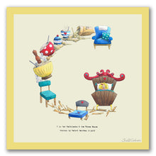 Load image into Gallery viewer, wall art alphabet letter g