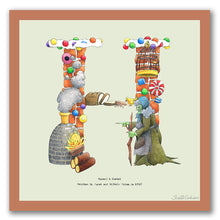 Load image into Gallery viewer, wall art alphabet letter h