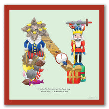 Load image into Gallery viewer, wall art alphabet letter n