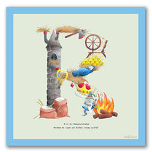 Load image into Gallery viewer, wall art alphabet letter r