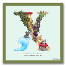 Load image into Gallery viewer, wall art alphabet letter x