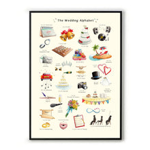 Load image into Gallery viewer, The Wedding Alphabet Art Print