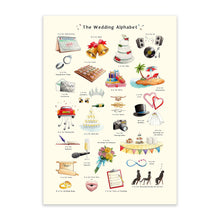 Load image into Gallery viewer, The Wedding Alphabet Art Print
