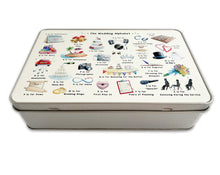 Load image into Gallery viewer, The Wedding Alphabet Storage Tin
