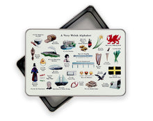 Load image into Gallery viewer, A Very Welsh Alphabet Storage Tin