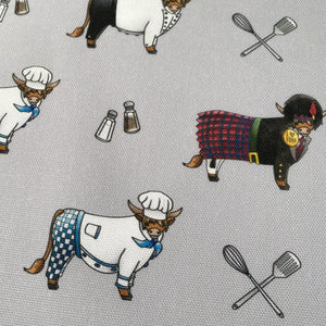 Highland Cow Tea Towel