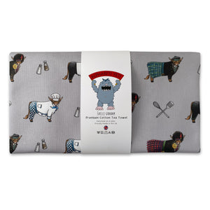 Highland Cow Tea Towel