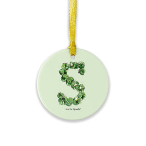 The Christmas Alphabet Ceramic Tree Decorations