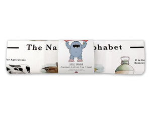 The Nailsea Alphabet Tea Towel