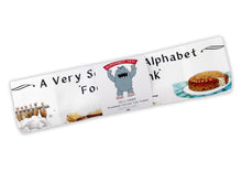 Load image into Gallery viewer, A Very Scottish Alphabet &#39;Food &amp; Drink&#39; Tea Towel
