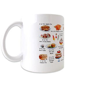 A Very English Alphabet 'Food & Drink' Mug