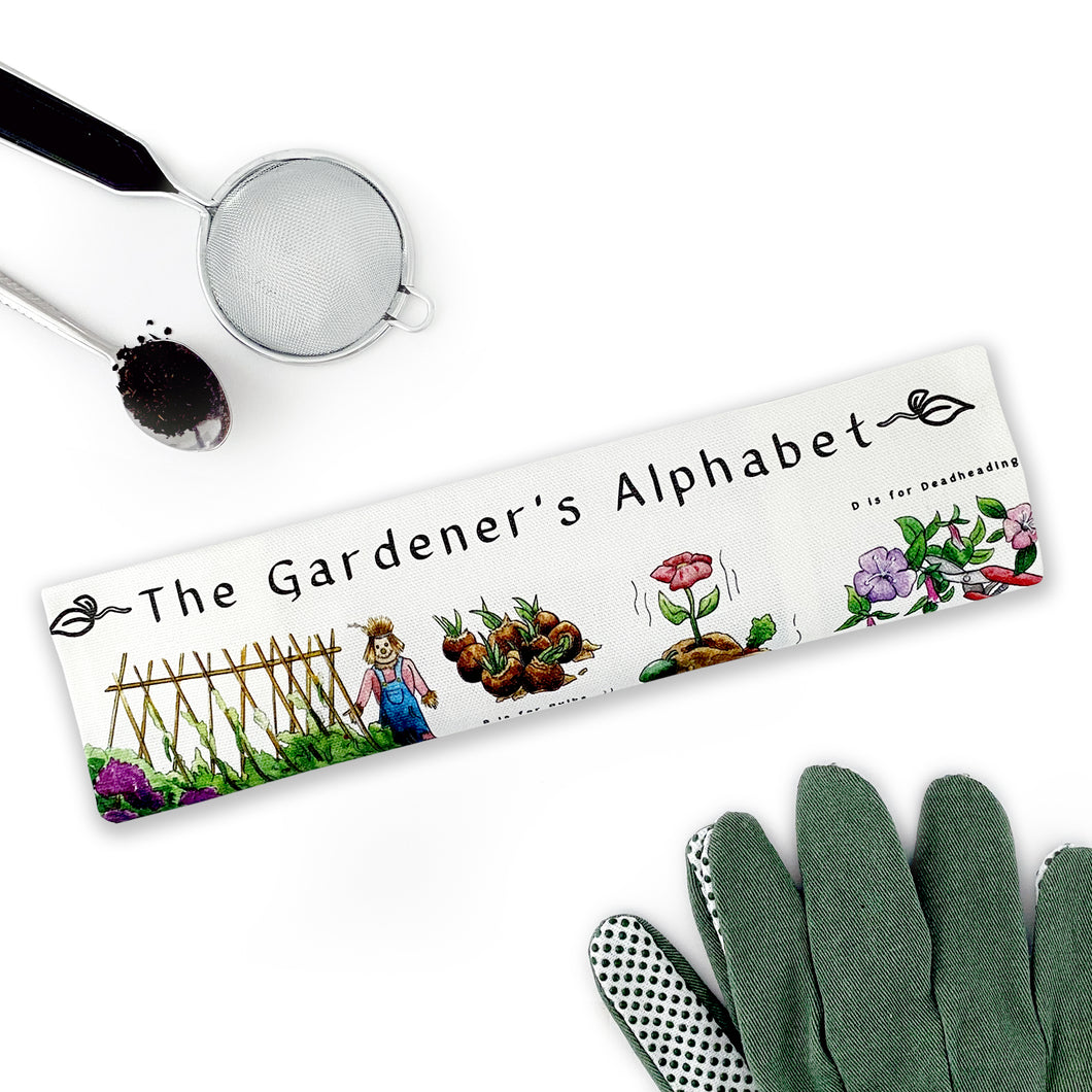 The Gardener's Alphabet Tea Towel