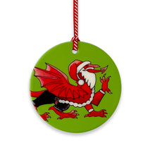 Load image into Gallery viewer, Welsh Dragon Christmas Tree Decorations
