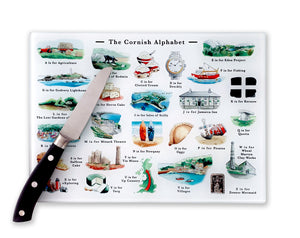 The Cornish Alphabet Cutting Board