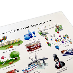 The Bristol Alphabet Art Print