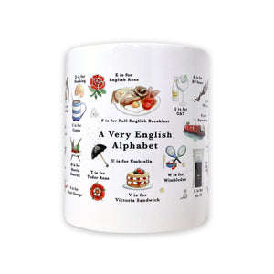 A Very English Alphabet Mug