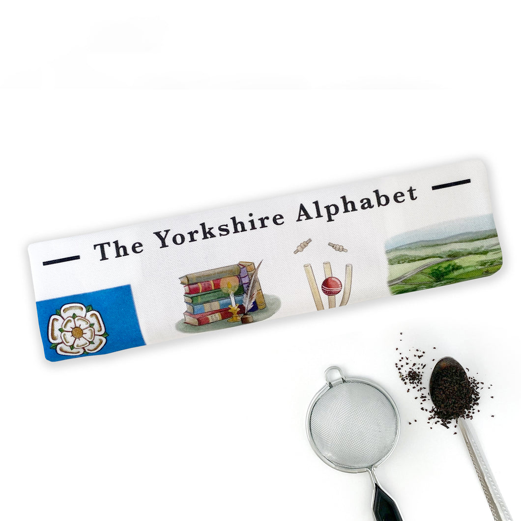 The Yorkshire Alphabet Tea Towel