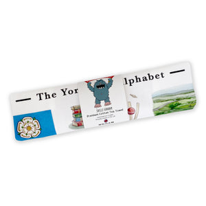 The Yorkshire Alphabet Tea Towel