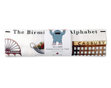 Load image into Gallery viewer, The Birmingham Alphabet Tea Towel
