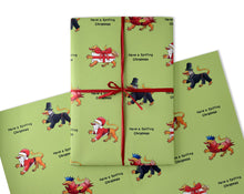 Load image into Gallery viewer, English Lion Christmas Gift Wrap
