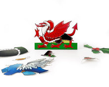 Load image into Gallery viewer, Dress a Welsh Dragon Christmas Card

