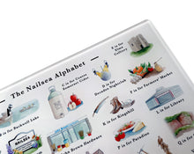 Load image into Gallery viewer, The Nailsea Alphabet Cutting Board
