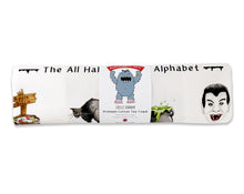 Load image into Gallery viewer, The All Hallows’ Eve Alphabet Tea Towel
