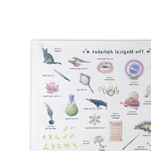 Load image into Gallery viewer, The Magical Alphabet Glass Cutting Board
