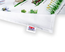 Load image into Gallery viewer, The British Springtime Alphabet Tea Towel
