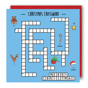Activity Christmas Card - Christmas Crossword