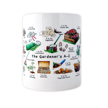 Load image into Gallery viewer, The Gardener&#39;s Alphabet Mug
