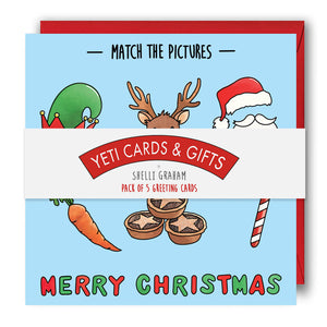 Activity Christmas Card - Match the Pictures