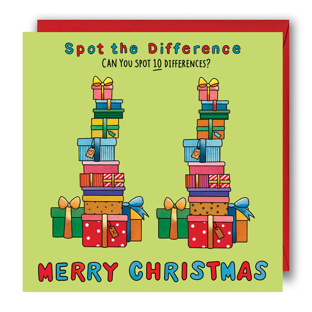 Activity Christmas Card - Spot the Difference