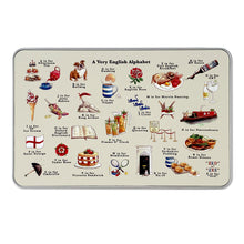 Load image into Gallery viewer, A Very English Alphabet Storage Tin
