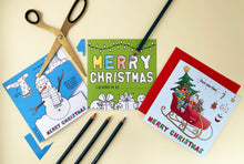 Load image into Gallery viewer, Pack of 10 Mixed Children&#39;s Christmas Cards
