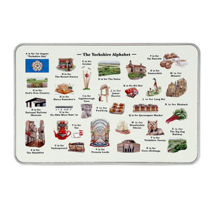 The Yorkshire Alphabet Storage Tin
