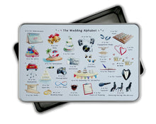 Load image into Gallery viewer, The Wedding Alphabet Storage Tin
