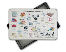 Load image into Gallery viewer, The Wedding Alphabet Storage Tin
