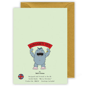 U is for Underpants and Socks Christmas Card