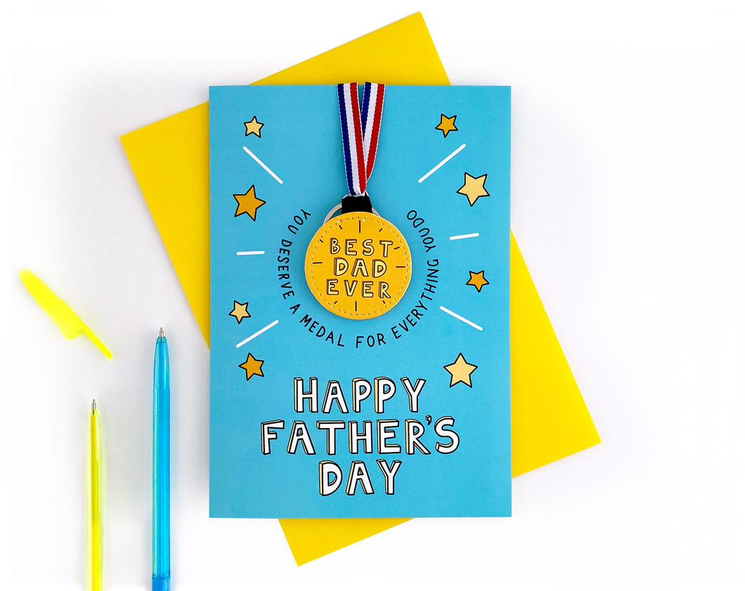 Father's Day Card with Keyring