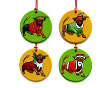 Load image into Gallery viewer, the birmingham bull christmas tree decorations
