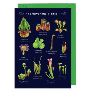 Carnivorous Plants Greeting Card