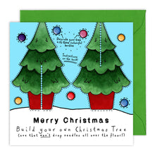 Load image into Gallery viewer, make your own christmas tree christmas card
