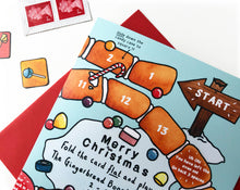 Load image into Gallery viewer, Gingerbread Board Game Christmas Card
