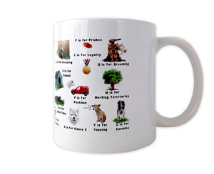 the dogs alphabet dog gift idea for him