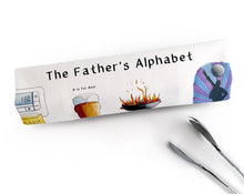 Load image into Gallery viewer, The Father&#39;s Alphabet Tea Towel
