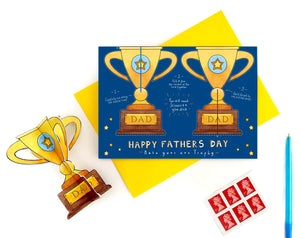 'Make your Own Trophy' Father's Day Card