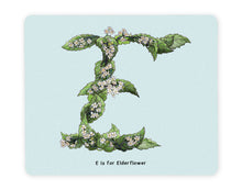 Load image into Gallery viewer, letter e alphabet placemat gift idea for vegans
