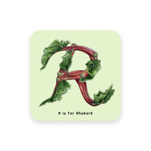 Load image into Gallery viewer, personalised foodie gift idea alphabet coaster letter r
